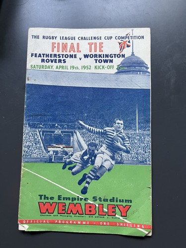 1952 rugby league - league, challenge
