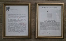 Prince Hand Written Notes Naming European Tour Approving Cloud Guitar Giveaway