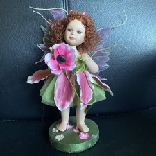 Kinnex International Inc Heirloom Edition Flower Fairy with Pose-able Head Pink
