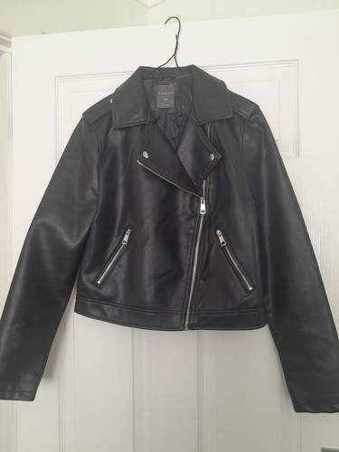 Girls faux leather jacket - faux,