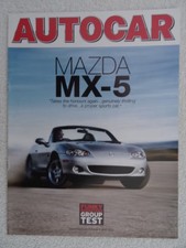 Mazda MX5 1.8 Autocar Group Test  2003 v Smart Roadster vPeugeot 206cc vFord Str