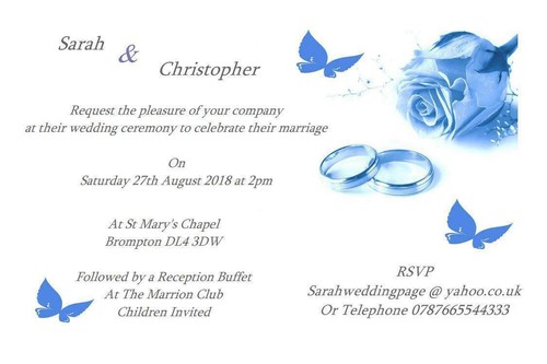 Wedding blessing renewal - blessing/renewal, of