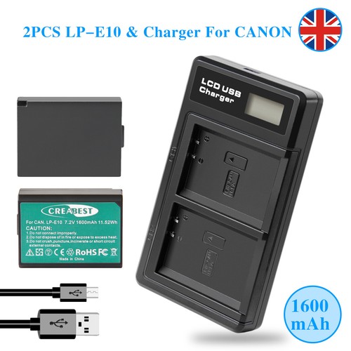 E10 battery charger - lp-e10,