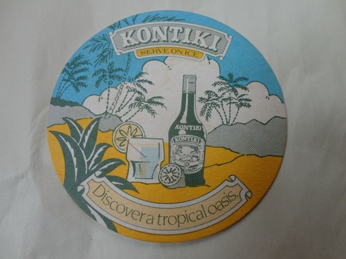 Beer mats coasters kontiki - beer,