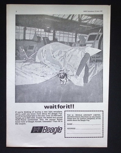 Original 1967 advert beagle - original,
