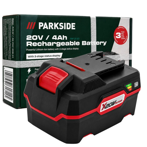 Parkside 20v 4ah - 20v, battery