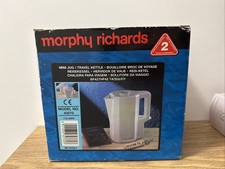 Morphy Richards Mini Jug Travel Kettle 0.7L, 110-240V, Retro