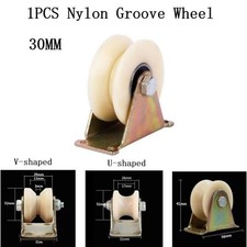 Brand New Grooved Roller Nylon V Nylon With Stand Track Pulley 1 Pcs 45# Door