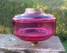 Victorian Cranberry/Ruby Facet