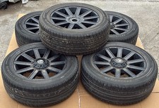 5x 20" Wolfrace Wheels Jeep Wrangler 5x127 Matt Black Roadx Tyres 275/55R20