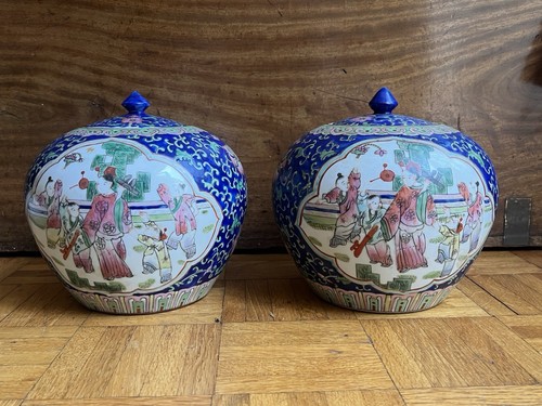 Pair chinese famille rose - chinese,