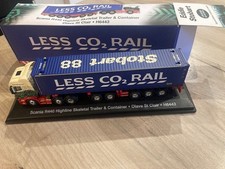 Stobart Scania R440 Highline Skeletal Trailer and Container Olave St Clair H6443