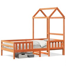 Bed Frame House Roof Solid