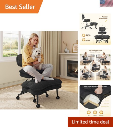 Cross legged office - office, chair,