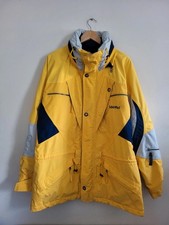 Schoffel goretex ski jacket- yellow/navy- size GB44