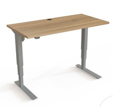 ConSet 501-37 Electric Sit-Stand Desk w/ Wood-Look Top, Excellent Condition