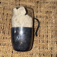 Vintage Stainless Steel and pyrex Coffee Cup or Tea Retro  Style colman ltd 1966