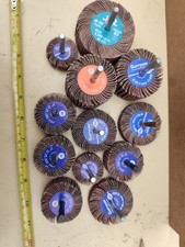 12 Assorted Flap Wheel Sanding For Electric Drill 60 80  180