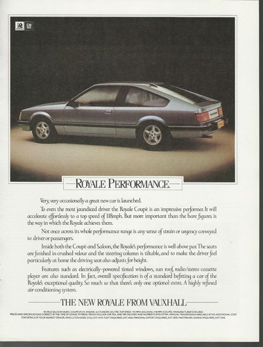 1979 vauxhall royale - 1979,