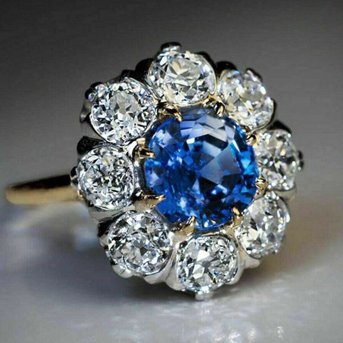 Round cut blue - ct,