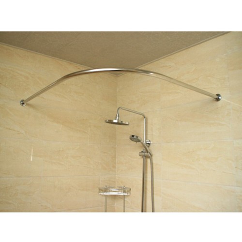Curved shower curtain rail - curved,