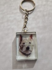 West Highland Terrier keyring