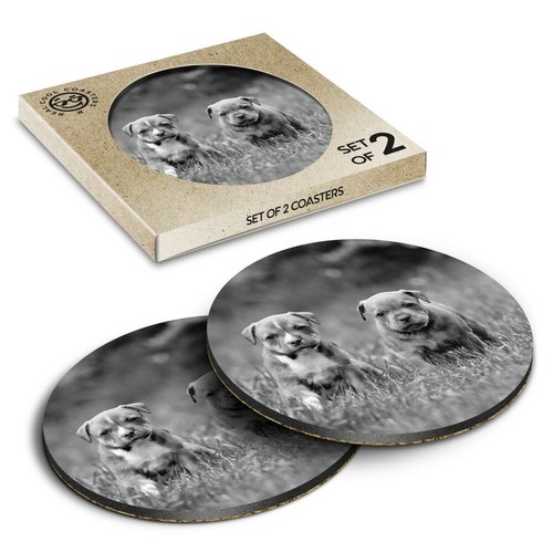 Boxed round coasters bw - 2,