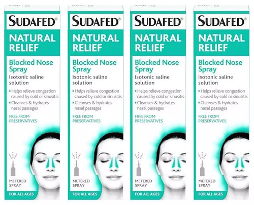 Sudafed natural relief blocked - natural,