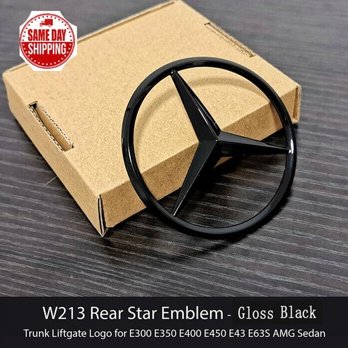 Gloss black star - star, emblem