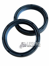 Suzuki GT500 Exhaust Connector Seals x2 / Muffler Header Downpipe Gaskets C7-45