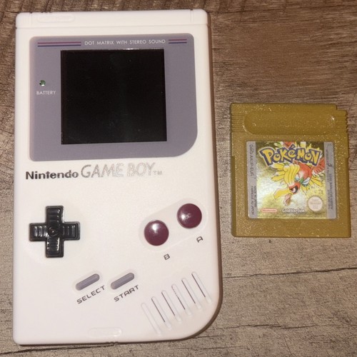 Game boy console with - game,