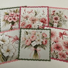 Card Making 6 Handmade Toppers