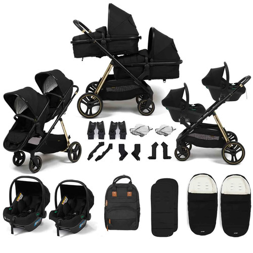 Double pushchair travel - pushchair, system