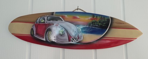 Red retro beetle - red,