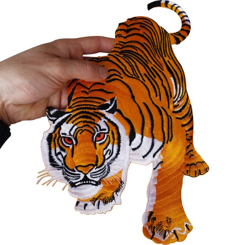 Large iron sew tiger - large,