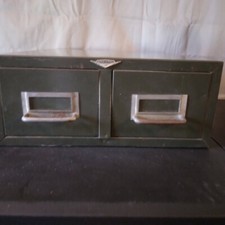 Vintage Cole Steel Two Drawer