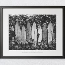 Vintage Surfboards Black and
