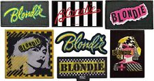 BLONDIE / DEBBIE HARRY OFFICIAL SEW IRON ON PATCH ettb parallel lines punk logo
