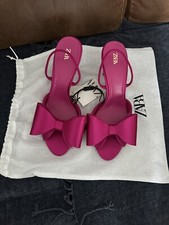 ZARA NEW WOMAN SATIN HIGH-HEEL