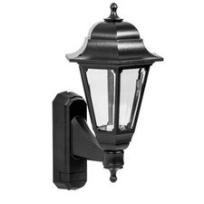 ASD Coach Lantern Black Wall Light External Outdoor Polycarbonate & PIR Option