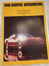 1983 Corvette Fold Out Litho