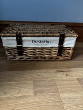 Dukeshill, Lined, Empty Wicker Hamper Basket