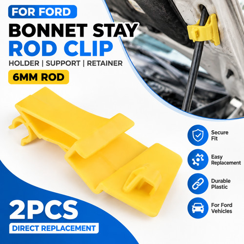 Ford bonnet stay - stay, clip