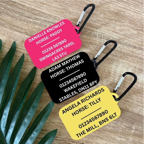 Saddle tag horse - tag,