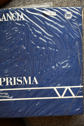 Lancia prisma workshop - prisma, manual