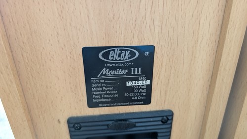Eltax monitor iii speakers - eltax,