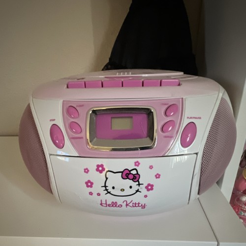 Hello kitty pink boombox - kitty,