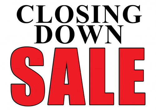 Shop closing down sale - sale, sales