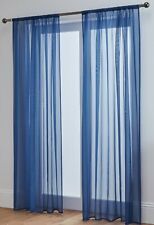 Voile Curtains Pair (2 Panels) Of Lucy Voile Net Slot Top Panels -Top Quality