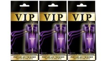 3 X 737 PREMIUM FRAGRANCED VIP CAR HANGING  AIR FRESHENER      ALIEN